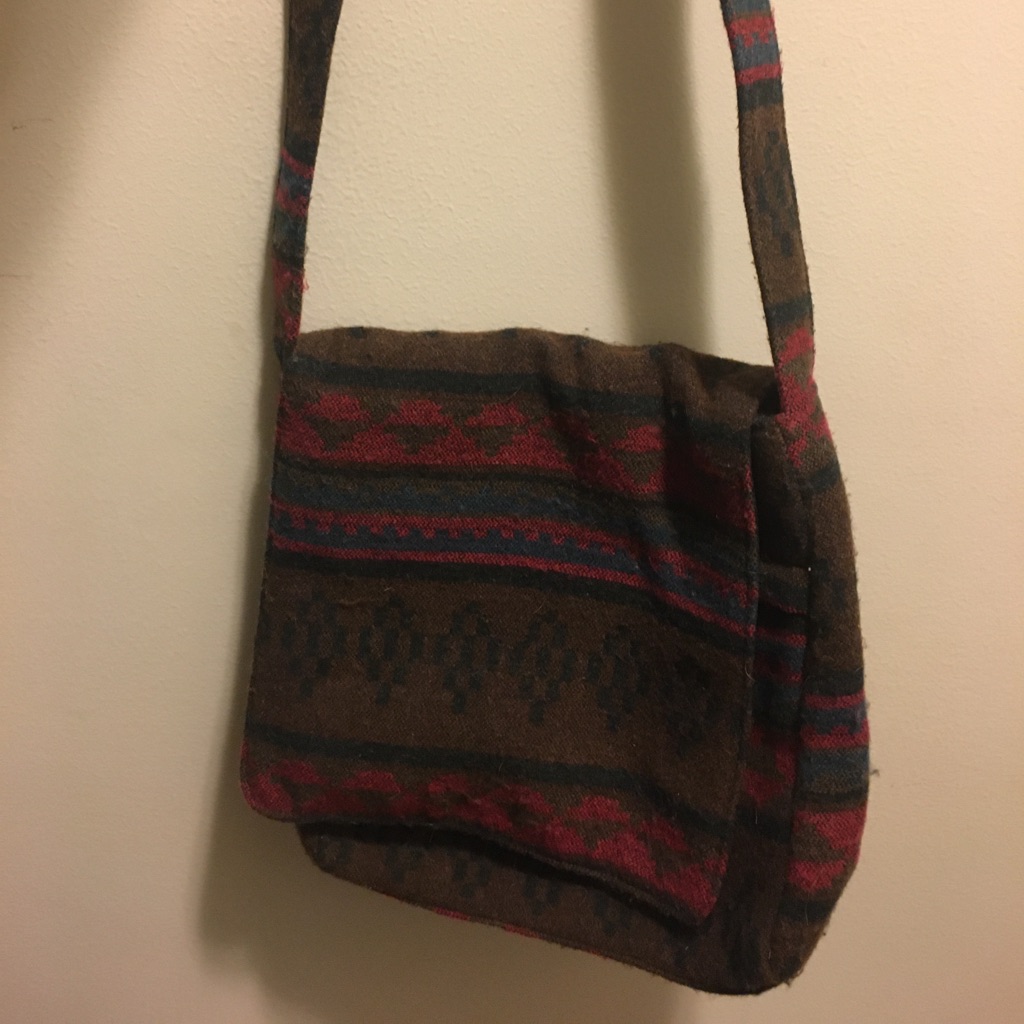 Wool Aztec Pattern Purse